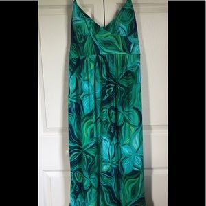 Bisou Bisou floral print  maxi dress size 14